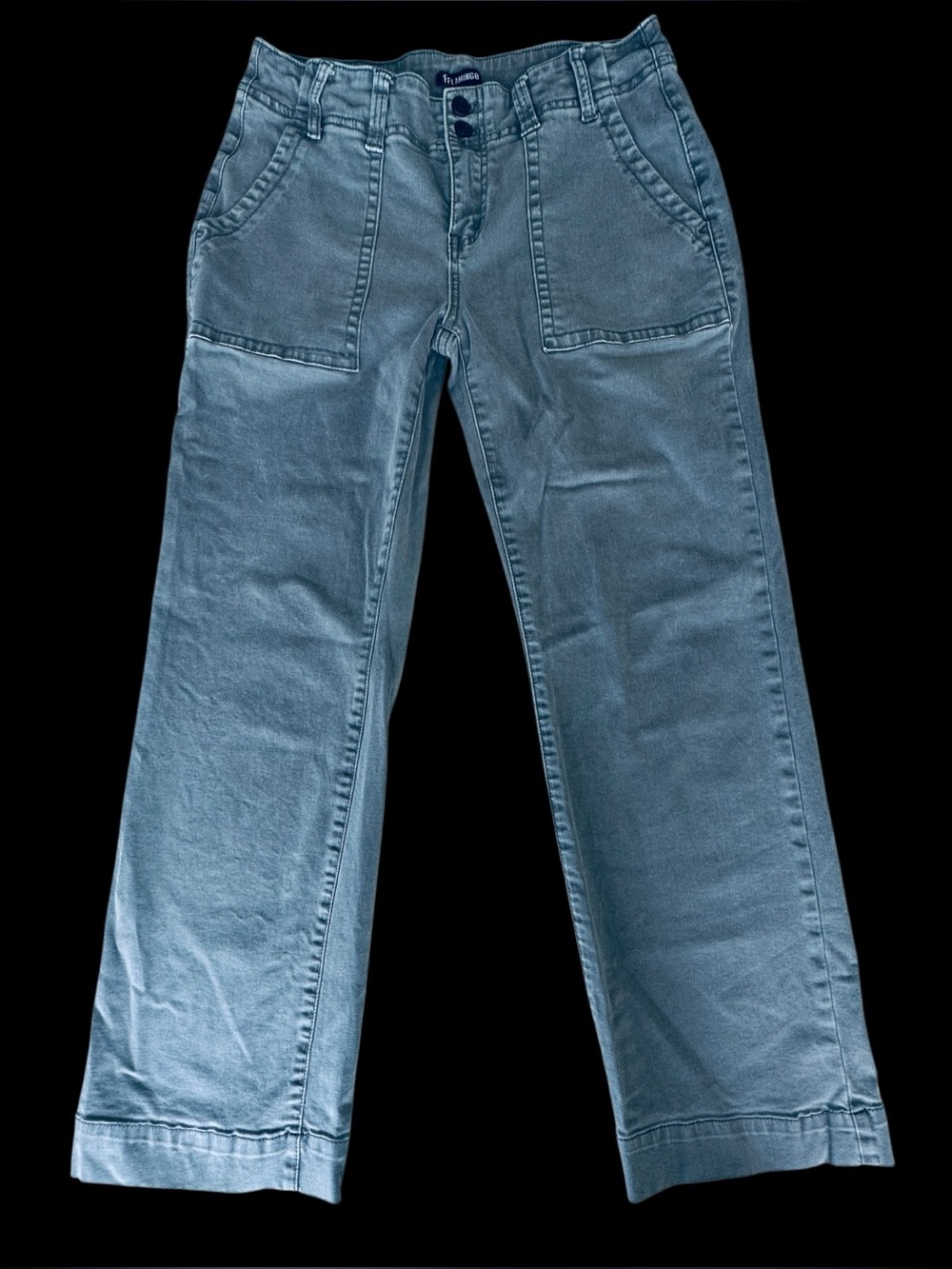 Flamingo Women’s Boot Cut Jeans Lt Gray SZ L Worn once!